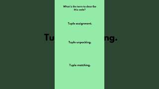 Test your Python knowledge! 📘 Answer below! #python #easycode #coding