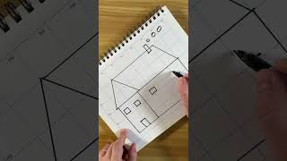 Introduction to coding - Draw another house with code #cseducation #javascript #programming