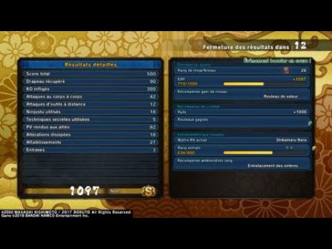 Une bonne game en soigneur sur Naruto to Boruto shinobi striker