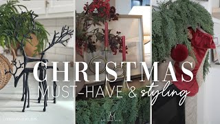 CHRISTMAS DECOR MUST-HAVES 2025 || CHRISTMAS DECORATING IDEAS || FAVORITE TIMELESS CHRISTMAS DECOR