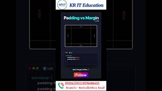 Understand the Difference: Padding vs. Margin Explained #shorts #coding
