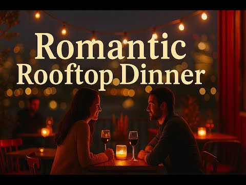 Midnight Rooftop Jazz Bar (3 Hours) 🎷🌃🍷 | Smooth Jazz & City Night Ambience for Relaxation & Sleep