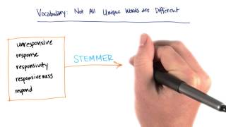 Stemming to Consolidate Vocabulary