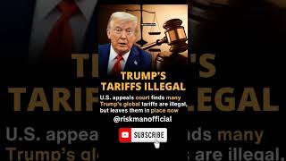 Trump's tariffs illegal #trumptariffs #tariffs #tariffnews #trumptariffwar #tariffs2025 #shorts