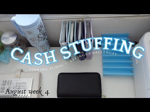 Cash Stuffing August week No. 4 | As I talk about my cash-stuffing struggles