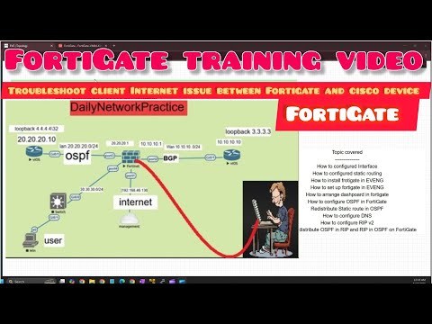 Troubleshooting User Internet issue in Fortigate and cisco device real-time #fortigate #cisco #short
