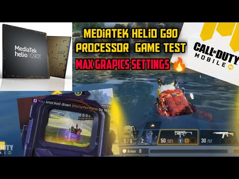 Mediatek helio G90t processor gaming test | max graphics settings 🔥 / call of duty mobile.