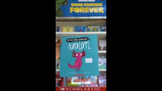 Do your kids axolotl animal questions? The Scholastic Book Fair has a lot of answers! 📖