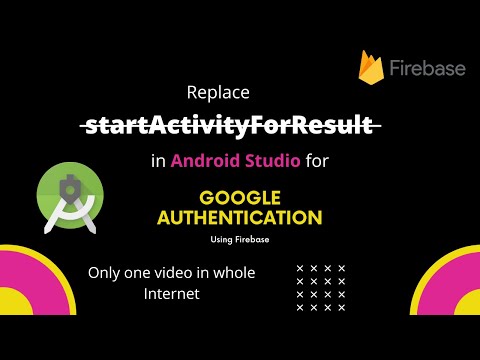 startActivityForResult deprecated replace with registerForActivityResult in firebase google auth