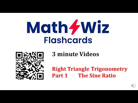 Right Triangle Trig... the Sine Ratio