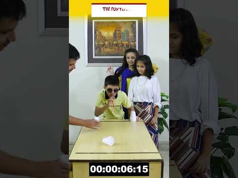 💨 vs 🥤 CHALLENGE  #familygames #shorts #youtubeshorts