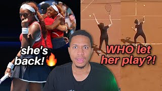 Coco comes in CLUTCH 🔥 The most EMBARASSING pro tennis match EVER