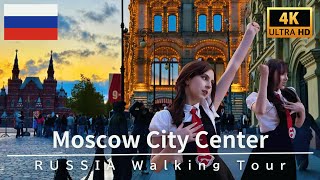 4K Moscow Walk🇷🇺 Bustling City center tour - April 2025