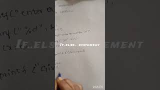 if else statement example