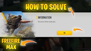 Free Fire Max Problem Solved 😒😒 Garena Free Fire Max