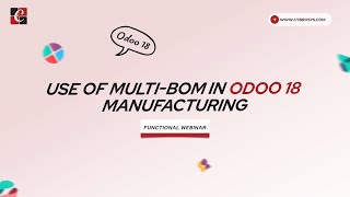 Odoo 18 Manufacturing Webinar 2025 | Odoo 18 Functional Webinar | Use of Multi-BoM in Odoo 18
