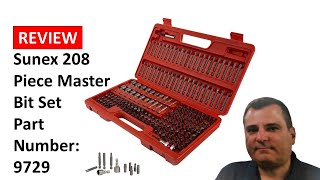 Review: Sunex 208 Piece Master Bit Set