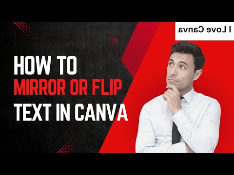 How to Flip or Mirror Text in Canva (Easy and Fun Doing!!)