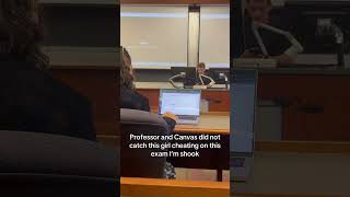 professor didn’t catch her 🤦‍♀️ #college #studenthacks