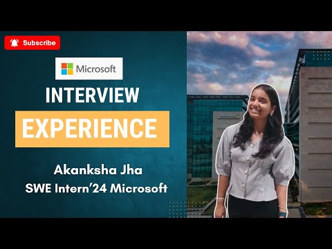 Microsoft Intern Interview Experience || SWE Intern Role @Microsoft || @next_techies