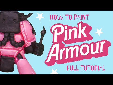 How to Paint Bright Pink Armour!