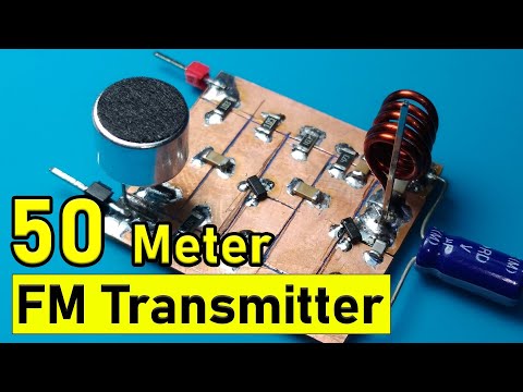 FM transmitter circuit - 50Meter |FM transmitter circuit