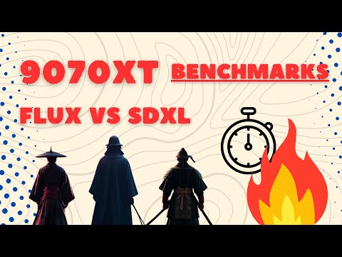 9070 XT Benchmarks AI Image Gen | FLUX & Stable Diffusion (ComfyUI + ZLUDA)