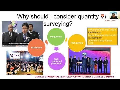 BSc Quantity Surveying Programme Overview by Dr. Celine, Programme Lead