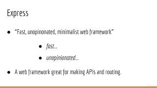Node, SQL, & PostgreSQL - Mastering Backend Web Development : Express