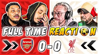 Arsenal Fans FRUSTRATED 😤 Full Time Reactions to Arsenal 0-0 Liverpool | Premier League Fan Reaction