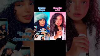 #pov : A famous singer befriends an upcoming singer so she can steal from her…