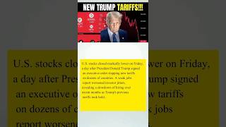 Trump Tariffs| Trump New Tariff's #trumptariffs #donaldtrump #tariffs2025 #usa #us #shorts #trump