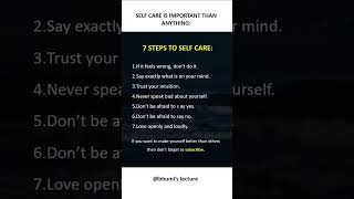 self care is more important than anything #quotes #selfcare #shortfeed #shorts #selflove #selfgrowth