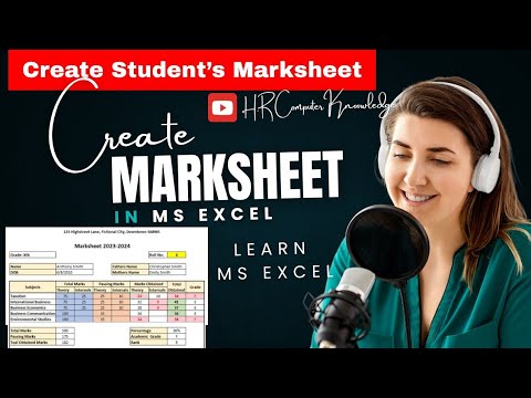 Excel Me Marksheet Kaise Banaye | Easy Step by Step Guide (2025) #ExcelMarksheet #MarksheetInExcel🔥