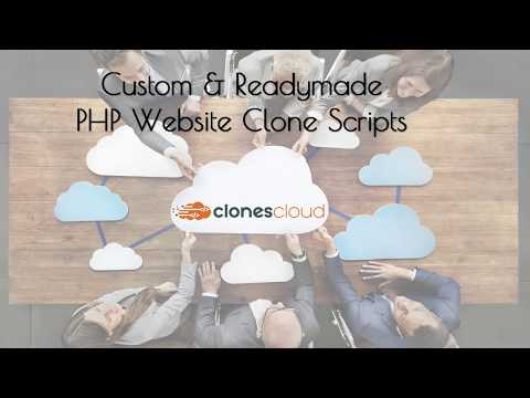 Custom and Readymade Website Clone Scripts