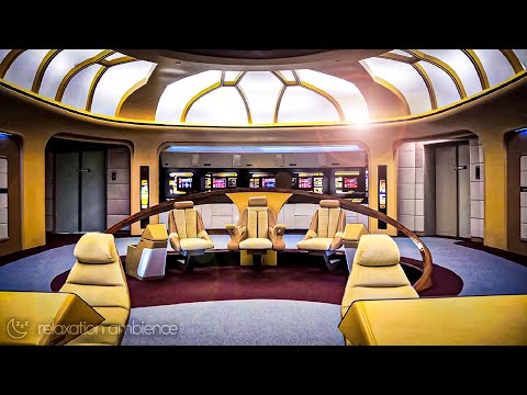 Star Trek Bridge Ambience 🌠 Starship TNG White Noise Ambience for Relaxation & Sleep 😌 10 Hours