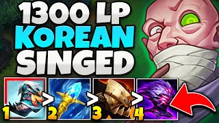 I COPIED THE #1 KOREAN SINGED BUILD... HE BUILDS THIS EVERY SINGLE GAME!