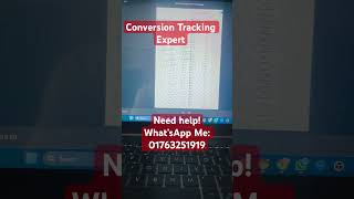 Conversation Tracking Expert! WhatsApp me #conversiontracking #googletagmanager #ga4 #gtm #education