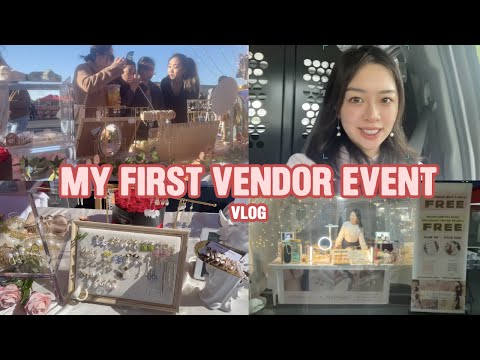 My first vendor event | Craft Show Set Up & Display | Small business owner | vendor event vlog