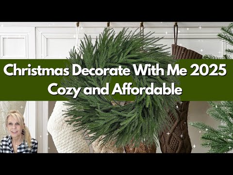 Christmas Decorate With Me 2025 | Cozy & Affordable Ideas DIY Decor