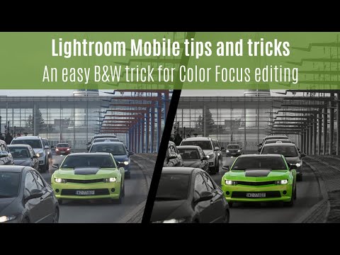 Easy color focus editing - #LightRoom Mobile Tips&Tricks!