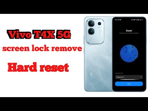 VIvo T4X 5G hard reset, screen lock kase tode | All vivo smartphone hard reset