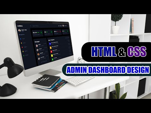Admin Dashboard Design using HTML CSS and JS | 2022