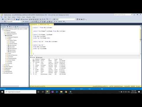 #001 SELECT statement in SQL Server