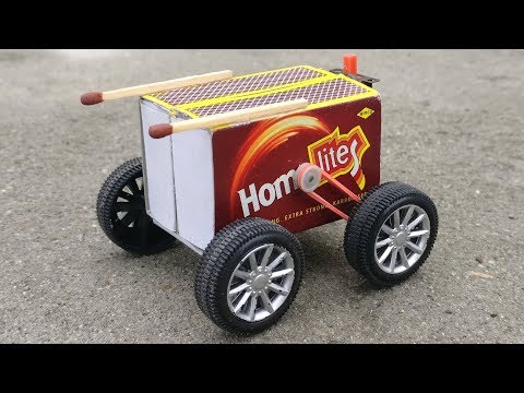 How to Make a Mini Matchbox Toy Car at Home - Powerful Mini Car