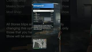 How to use the new Map Blip Options in Gta online!! 🤗 #shorts #gtashorts #gta