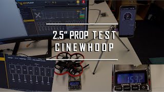 2.5 inch/63mm propeller comparison - Gemfan, HQProp, Nazgul for Cinewhoop