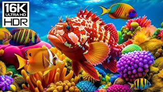 🌈 16K HDR Ultra HD | Ocean Colors Symphony – Vibrant Coral Reefs & Tropical Fish 🐠