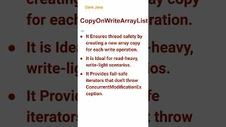 CopyOnWriteArrayList  (107) #corejava