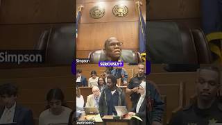Faded in Court! Judge Sends Him to JAIL #courtroomdrama #judgesimpson
